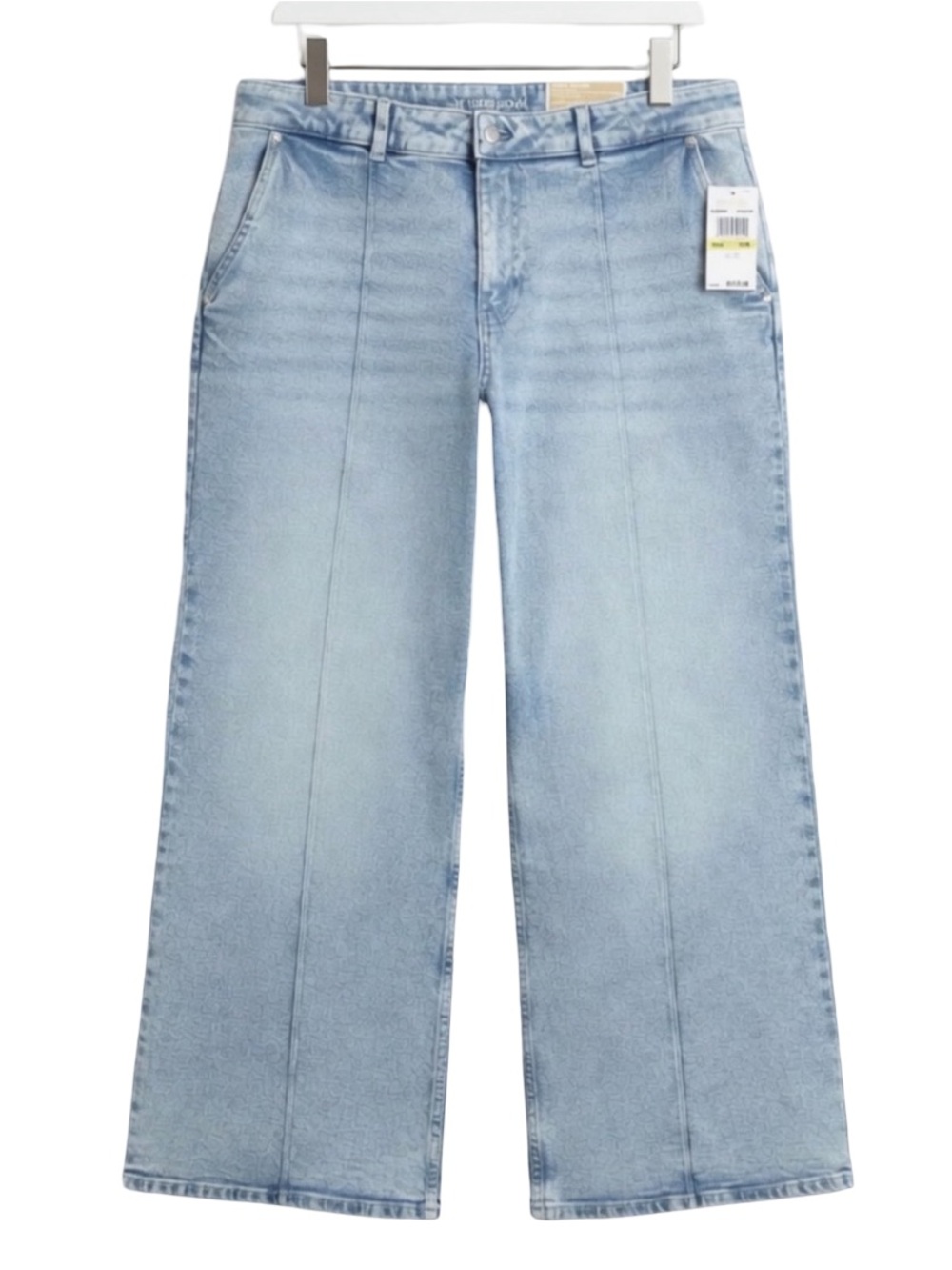 Michael Kors Carmen Wide Leg Super High Rise Jeans 20W NWT